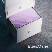 HOMCOM 61" Computer Table with LED Lights, PC Desk with Power Outlets, USB Ports, Storage, Wireless Remote, Distressed White(m-9)