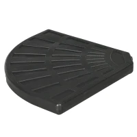 Outsunny 2-Piece Umbrella Weights for Cantilever Parasols with Handles, Heavy Duty Parasol Base Weights for Cross Base, Black(m-10)