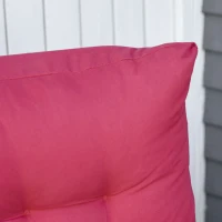 Outsunny Reclining Zero Gravity Chair with Adjustable Backrest, Folding Garden Sun Lounger with Removable Cushion and Headrest, Wine Red(m-9)