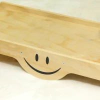 Qaba 4 in 1 Indoor Toddler Climbing Toys for 18-48 Months with Ramp & Seesaw(m-9)