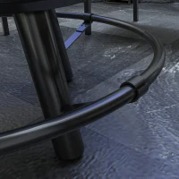 Outsunny Wood Burning Fire Pit, Charcoal BBQ Grill, Portable Firepit with Cooking Grate, Pan, and Poker, 33", Black(m-9)