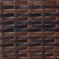 Outsunny Rattan Porch Rocker w/ Plush Cushion, Gray(m-8)