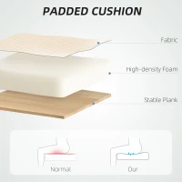 HOMCOM Mesh Office Chair, Ergonomic Desk Chair with Flip-up Armrest, Rotatable Headrest, Adjustable Lumbar Support, Khaki(m-8)