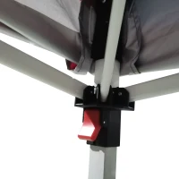 Outsunny 10' x 10' Pop-Up Canopy Tent with 1 Removable Sidewall, Commercial Instant Sun Shelter, Tents for Parties with Wheeled Carry Bag for Outdoor, Garden, Patio, Multicolored(m-9)