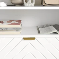 HOMCOM Modern Shoe Storage Cabinet with 2 Flip Drawers for 12 Pairs, Narrow Shoe Organizer for Entryway, Hallway, White(m-9)