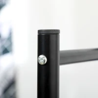 Soozier 12-Ball Sports Rack, Ball Holder Basketball Rack for Garage, Classroom or Gym, Athletic Gear Organizer(m-7)