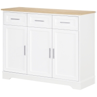 HOMCOM Modern Kitchen Sideboard Buffet Cabinet with Storage, Kitchen Island Dining Room Cabinet Living Room Furniture