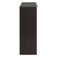 HOMCOM Sideboard Buffet Cabinet, Coffee Bar Cabinet,Credenza with Sliding Glass Doors, Cupboard and Adjustable Shelf, Dark Brown(m-9)