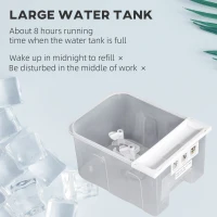 HOMCOM Room Air Cooler with Ice Packs, Ice Cooling Fan Water Humidifier Unit with Remote, Timer, Oscillating(m-9)