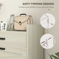 HOMCOM Slim Shoe Storage Cabinet, Shoes Cabinet Organizer with 2 Flip Drawers, Adjustable Shelves for 12 Pair, Distressed White(m-7)