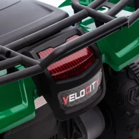 Aosom 12V Electric Toy Car with Forward Backward Function, Music, LED Headlights, for Ages 3-5 Years, Green(m-9)