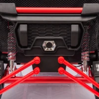 24V 400W Power 2-Seater Kids Ride On UTV with Parent Control, Ride on Toys with Bluetooth, MP3, and Rear Storage, for Ages 3+, Red(m-10)