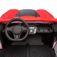 24V 2-Seater Kids Ride On UTV with Parent Control and 400W High Power, Ride on Toy with MP3, USB, and Rear Storage, for Ages 3+, Red(m-4)