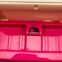 12V Vintage Kids Ride On Truck Car with Parental Control, Licensed Chevrolet 3100 Pickup with 3-Speed, LED Lights, Bluetooth, for Ages 3+, Pink(m-8)