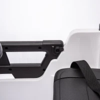 24V Ride On Pickup Truck with Remote Control and Bluetooth Music, Ride-On Toy with Spacious Rear Storage, for Kids Aged 3-8, White(m-7)