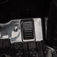 24V Battery Powered 4WD Ride On Car with Remote Control, Music and Lights, Five-Point Safety Belt, and Rocking Chair Mode, for Kids, Black(m-9)