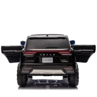 24V Licensed Lexus LX600 2-Seater Kids Ride On Car with Parent Control, Bluetooth, MP3, and Speeds 1.86-3.11 MPH, for Ages 3-7, Black(m-15)
