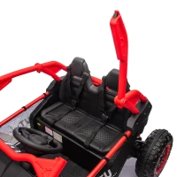 24V 2-Seater Kids Ride On UTV with Parent Control and 400W High Power, Ride on Toy with MP3, USB, and Rear Storage, for Ages 3+, Red(m-6)