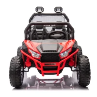 24V 400W Power 2-Seater Kids Ride On UTV with Parent Control, Ride on Toys with Bluetooth, MP3, and Rear Storage, for Ages 3+, Red(m-1)