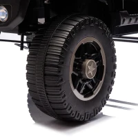 24V Parent Control 2-Seater Kids Ride On Truck with 200W Motors, Ride on Toys with LED Lights, MP3, Bluetooth, for Kids Aged 3+, Black(m-10)