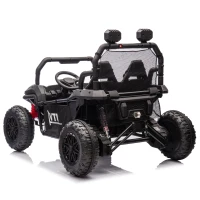 24V 400W Power 2-Seater Kids Ride On UTV with Parent Control, Ride on Toys with Bluetooth, MP3, and Rear Storage, for Ages 3+, Black(m-14)