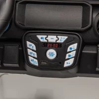 24V 400W Motor 2-Seater Kids Ride On Electric Car with Parent Control, Ride on Toys with Bluetooth, USB, 1.86-4.35 MPH Speed for Ages 3+, White(m-6)