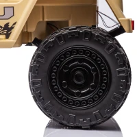 12V 3-Speed Licensed Toyota FJ Cruiser Kids Ride-On Car with Parent Remote Control, Electric Vehicles Toy with Safety Belt, for Aged 3-8, Beige(m-9)