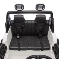 24V 400W Motor 2-Seater Kids Ride On Electric Car with Parent Control, Ride on Toys with Bluetooth, USB, 1.86-4.35 MPH Speed for Ages 3+, White(m-5)