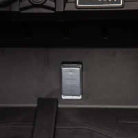 24V 2-Seater Kids Ride On UTV with Anti-Collision Bar, Slow Start, Ride on Toys with Remote Control, Storage Space, Music, for Ages 3+, Red(m-9)