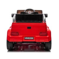 24V Battery Powered Ride On Car with Remote Control and Five-Point Safety Belt, Toy Car with Music, Lights, Rocking Chair Mode, for Kids, Red(m-18)