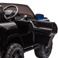 24V Licensed Lexus LX600 2-Seater Kids Ride On Car with Parent Control, Bluetooth, MP3, and Speeds 1.86-3.11 MPH, for Ages 3-7, Black(m-7)