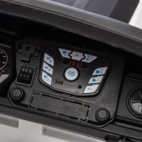 24V 2-Seater Kids Ride On Electric Pickup with Parent Remote Control, Adjustable Speed 2.49-3.73 MPH, and Safety Belts, for Ages 3+, White(m-7)