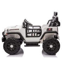 24V 400W Motor 2-Seater Kids Ride On Electric Car with Parent Control, Ride on Toys with Bluetooth, USB, 1.86-4.35 MPH Speed for Ages 3+, White(m-13)