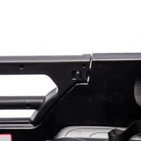 24V Battery Powered 4WD Ride On Car with Remote Control, Music and Lights, Five-Point Safety Belt, and Rocking Chair Mode, for Kids, Black(m-10)