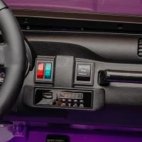 24V 2-Seater Kids Ride On Truck with Parent Control, 200W Dual Motors, Ride on Toys with LED Lights, MP3, Bluetooth, for Kids Aged 3+, Purple(m-9)