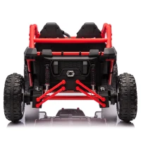24V 2-Seater Kids Ride On UTV with Parent Control and 400W High Power, Ride on Toy with MP3, USB, and Rear Storage, for Ages 3+, Red(m-15)