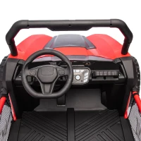24V 400W Power 2-Seater Kids Ride On UTV with Parent Control, Ride on Toys with Bluetooth, MP3, and Rear Storage, for Ages 3+, Red(m-4)