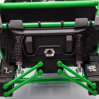 24V 2-Seater Kids Ride On UTV with 400W High Power, Bluetooth, LED Lights, Parent Control Ride on Toy with Rear Storage for Kids Aged 3+, Green(m-10)