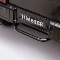 24V Battery Powered 4WD Ride On Car with Remote Control, Music and Lights, Five-Point Safety Belt, and Rocking Chair Mode, for Kids, Black(m-14)