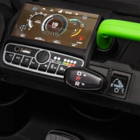 24V 2-Seater Ride On Truck with Dump Bed and Shovel, Non-Slip Tires, Electric UTV with Remote Control for Kids Ages 3-8, Green(m-7)