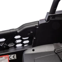 24V Kids Ride On UTV with Adjustable Speed, Bluetooth, Multimedia Player, and Rear Storage, Electric Toy with Parent Control, for Ages 3+, Brown(m-8)