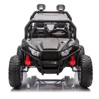 24V 400W Power 2-Seater Kids Ride On UTV with Parent Control, Ride on Toys with Bluetooth, MP3, and Rear Storage, for Ages 3+, Black(m-1)