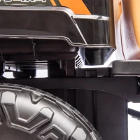 24V Remote Kids Ride On UTV with 2-Seater and Automatic Tipping Bucket, Ride On Dump Truck with Slow Start, LED Lights, for Ages 3-8, Black(m-9)