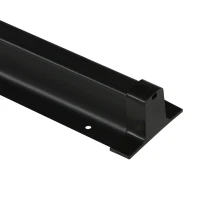 Outsunny 8FT Cantilever Patio Umbrella, Square Outdoor Offset Umbrella with 360° Rotation, Aluminum Hanging Umbrella with 3-Position Tilt, Crank & Cross Base for Garden, Dark Gray(m-9)