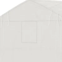 Outsunny 11.5' x 10' x 6.5' Walk-in Tunnel Greenhouse, Green House with Zippered Mesh Door, 7 Mesh Windows & Roll-up Sidewalls, Upgraded Gardening Plant Hot House with Galvanized Steel Hoops, White(m-9)