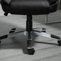 Vinsetto High Back Executive Office Chair Adjustable Desk Seat Swivel PU Leather Computer Chair with Padded Armrests(m-10)