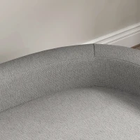 PawHut Dog Sofa for Large Dogs with Washable Cover, Anti-slip Foot Pads, Grey(m-10)