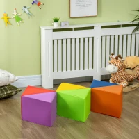 Qaba Foam Play Set, 2-Piece Kids Crawl and Climb Activity Soft Play Set, Freely-assembled Indoor Active Play for Babies(m-8)