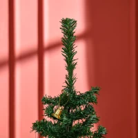 HOMCOM 4.9ft Green Christmas Tree Artificial Xmas Holidays Party with Decoration Ornament(m-10)