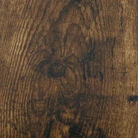 HOMCOM Storage Shelf 3-Tier Bookcase Display Rack Home Organizer for Home Office, Living Room, Playroom, Rustic Brown(m-9)